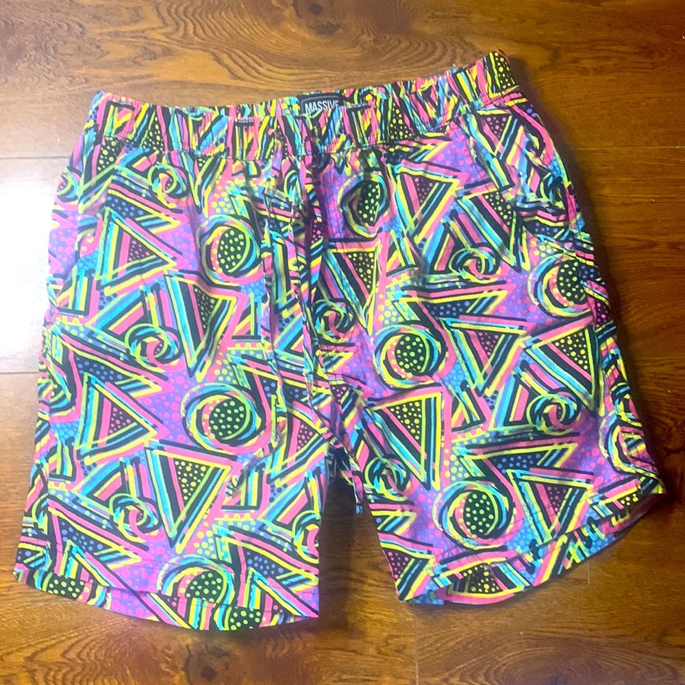 Mens funky patterned shorts